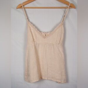 Brandy Melville Cream Lace Slip Dress